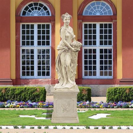 DESIGN TOSCANO The Four Goddesses of the Seasons Statue: Autumn Statue & Plinth NE990058
